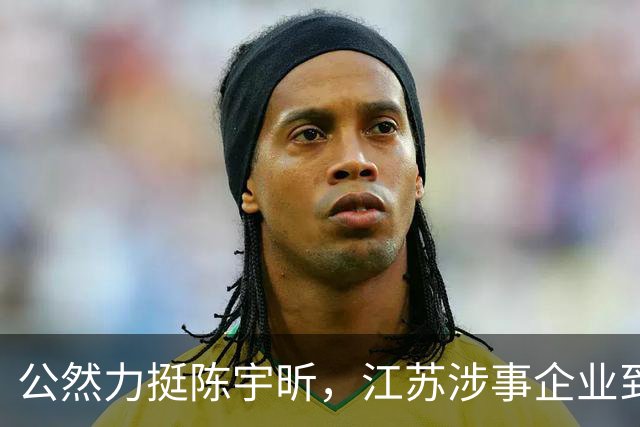 公然力挺陈宇昕，江苏涉事企业到底图个啥
